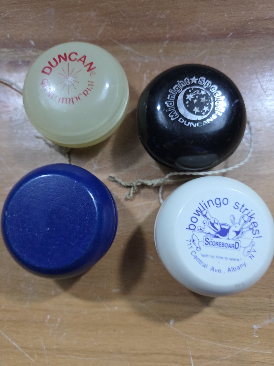 Duncan Glow Imperial Glow In The Dark Yo-Yo, Vintage, Lot Of 4
