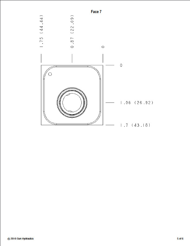 Z-5389 / Sun Hydraulics Sandwich Manifold FBX