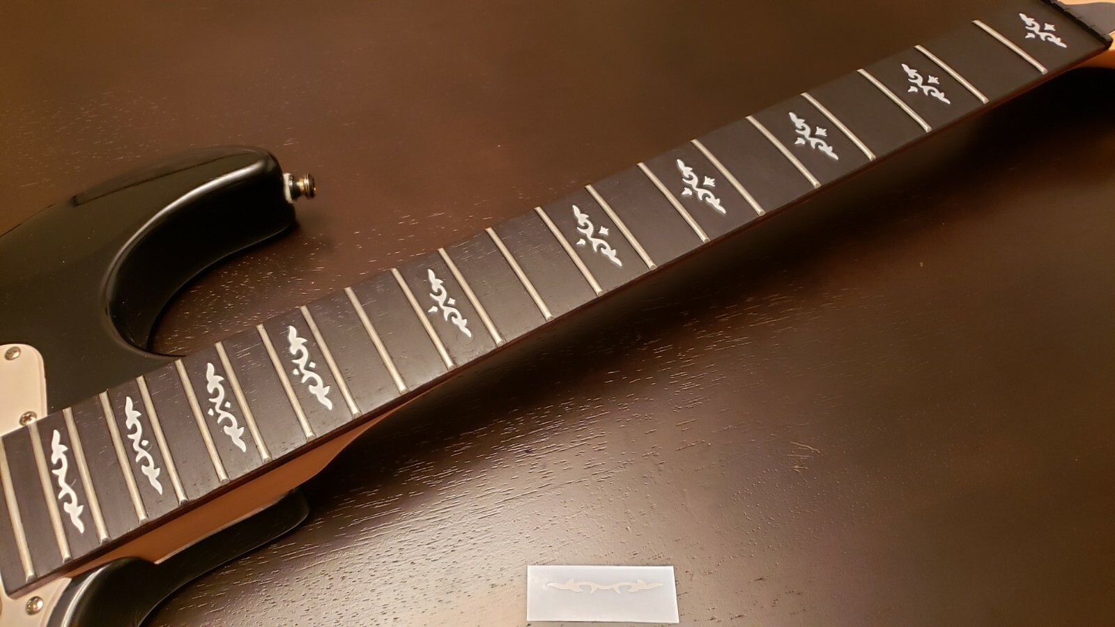 Design #8 Fretboard Markers Vinyl Decals Inlays for Any Guitar 30 Colors!!