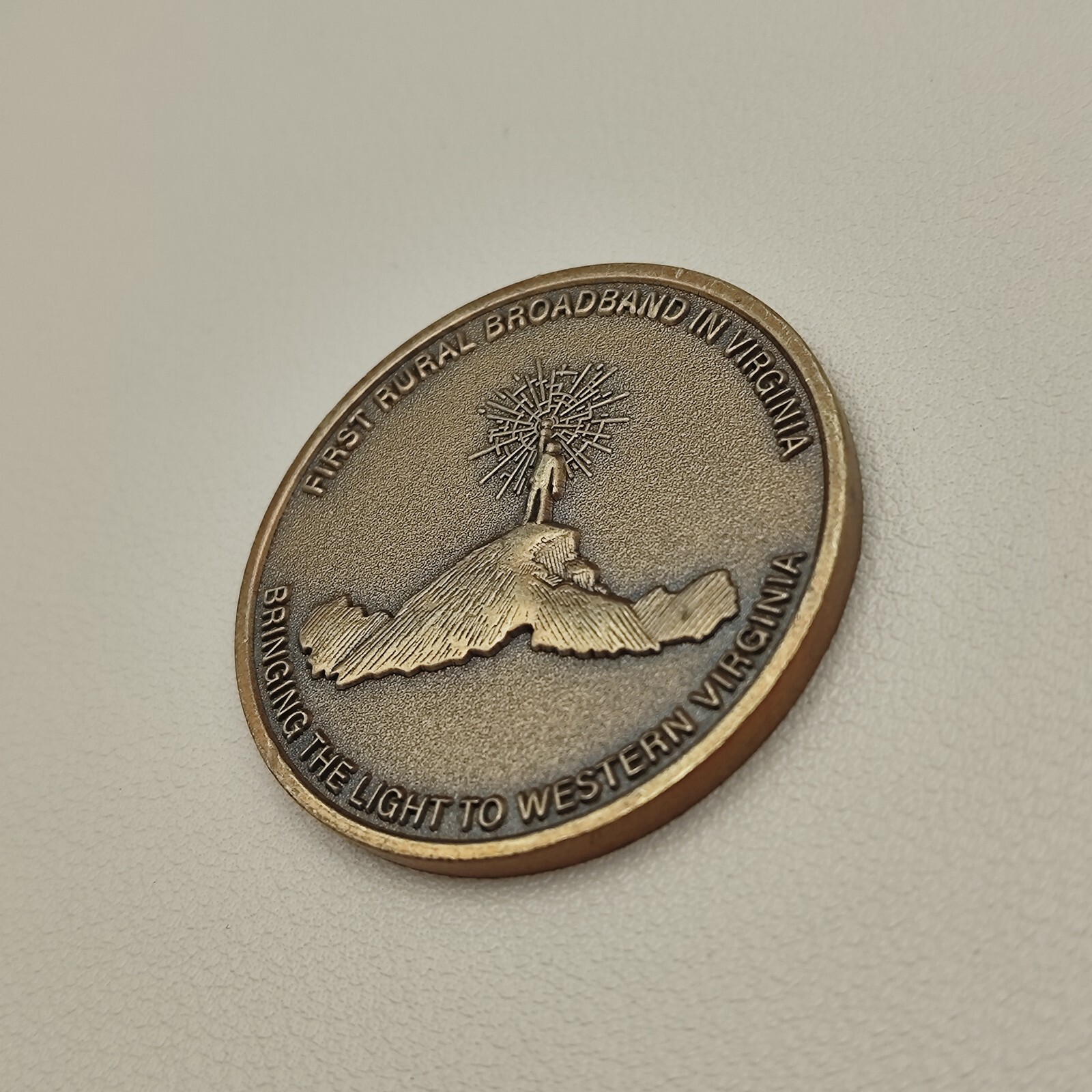 First Rural Broadband in Virginia Challenge Coin