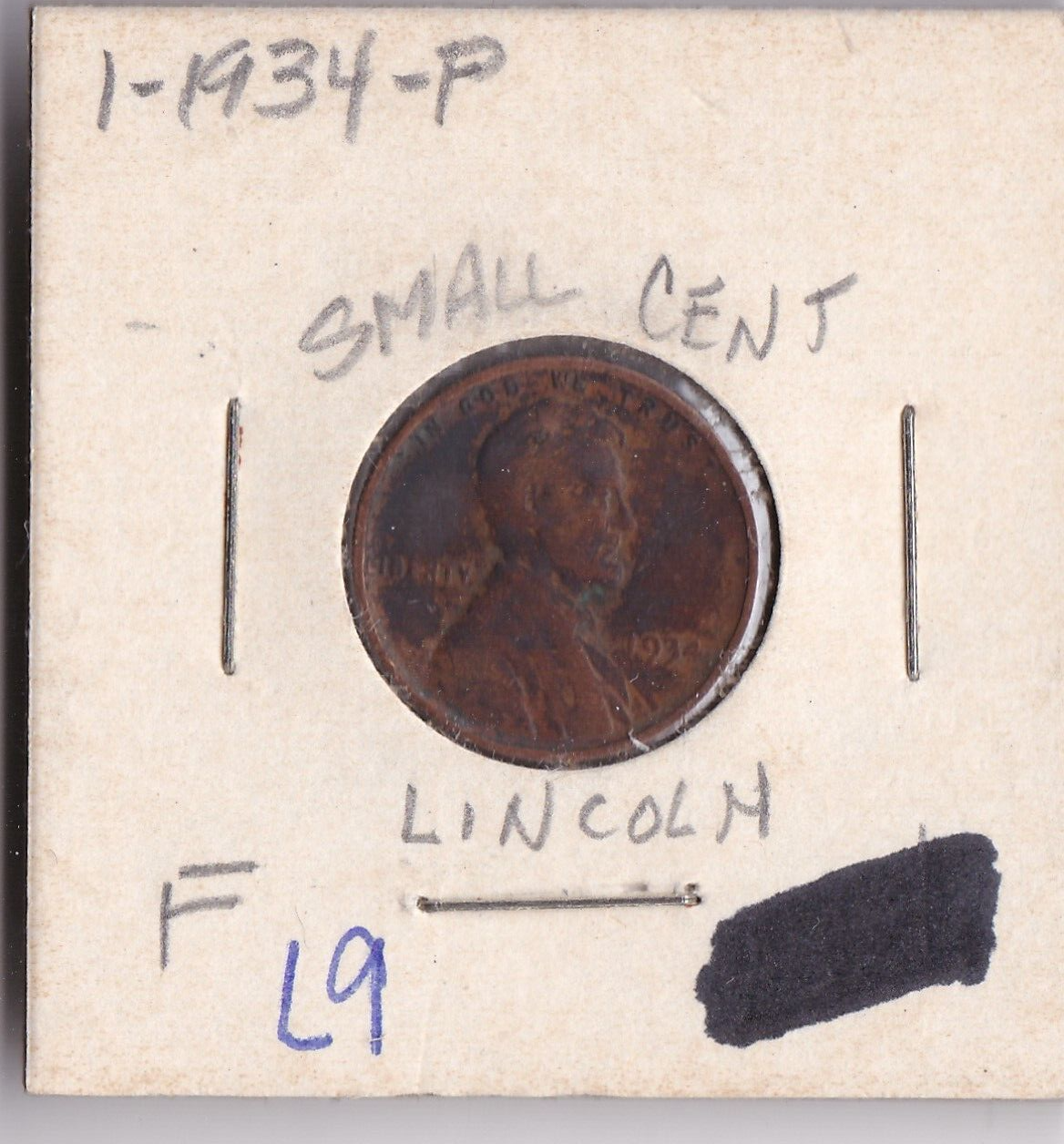 1934 Lincoln Cent L9