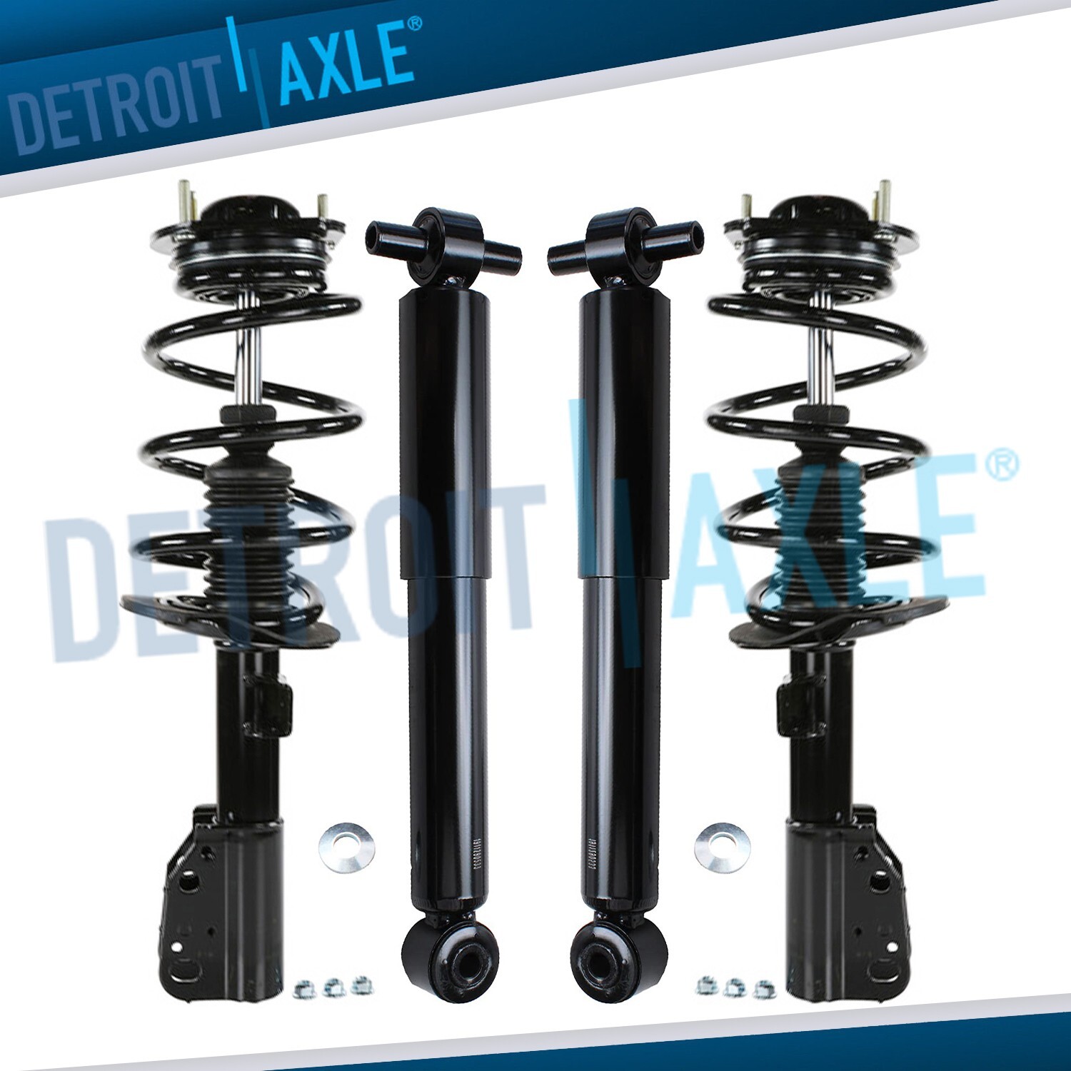 Front Struts Coil Spring Rear Shocks for Chevy Traverse Buick Enclave GMC Acadia