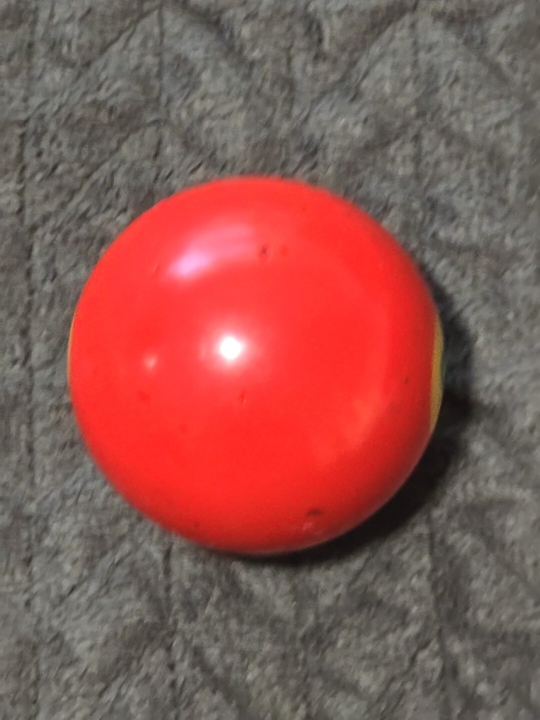 🎱Vintage Replacement Belgian(#3) Pool Ball~Billiards Solid Red Ball 2"