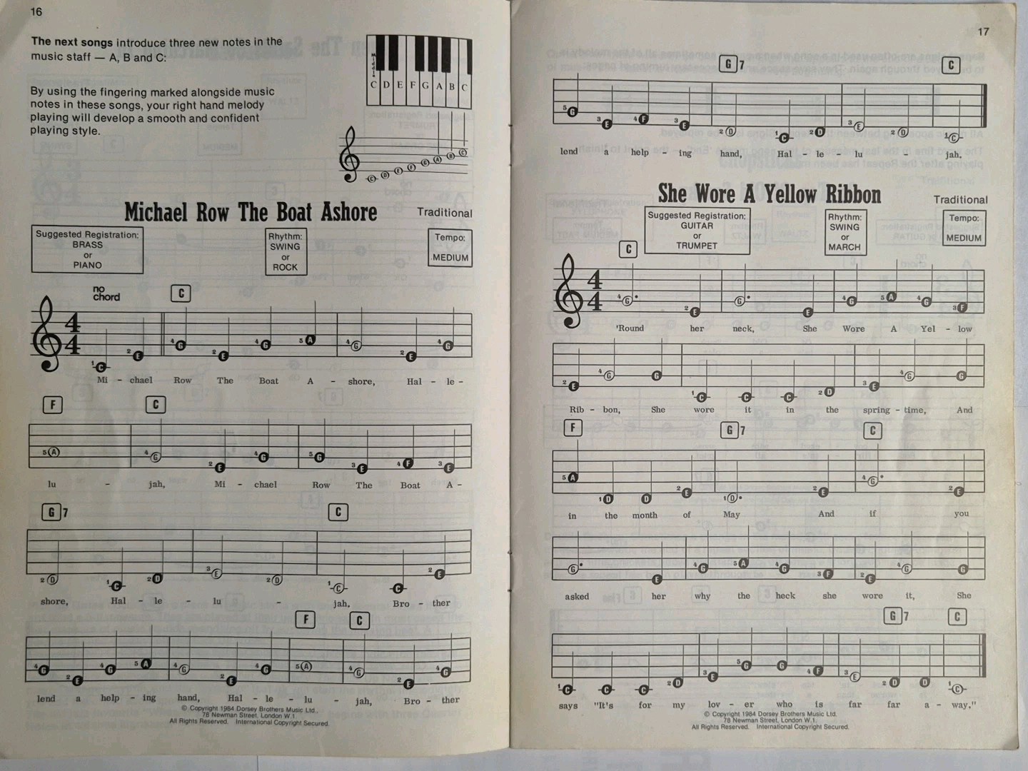 Start Playing Keyboard The SFX Tutor - Sheet Music Book