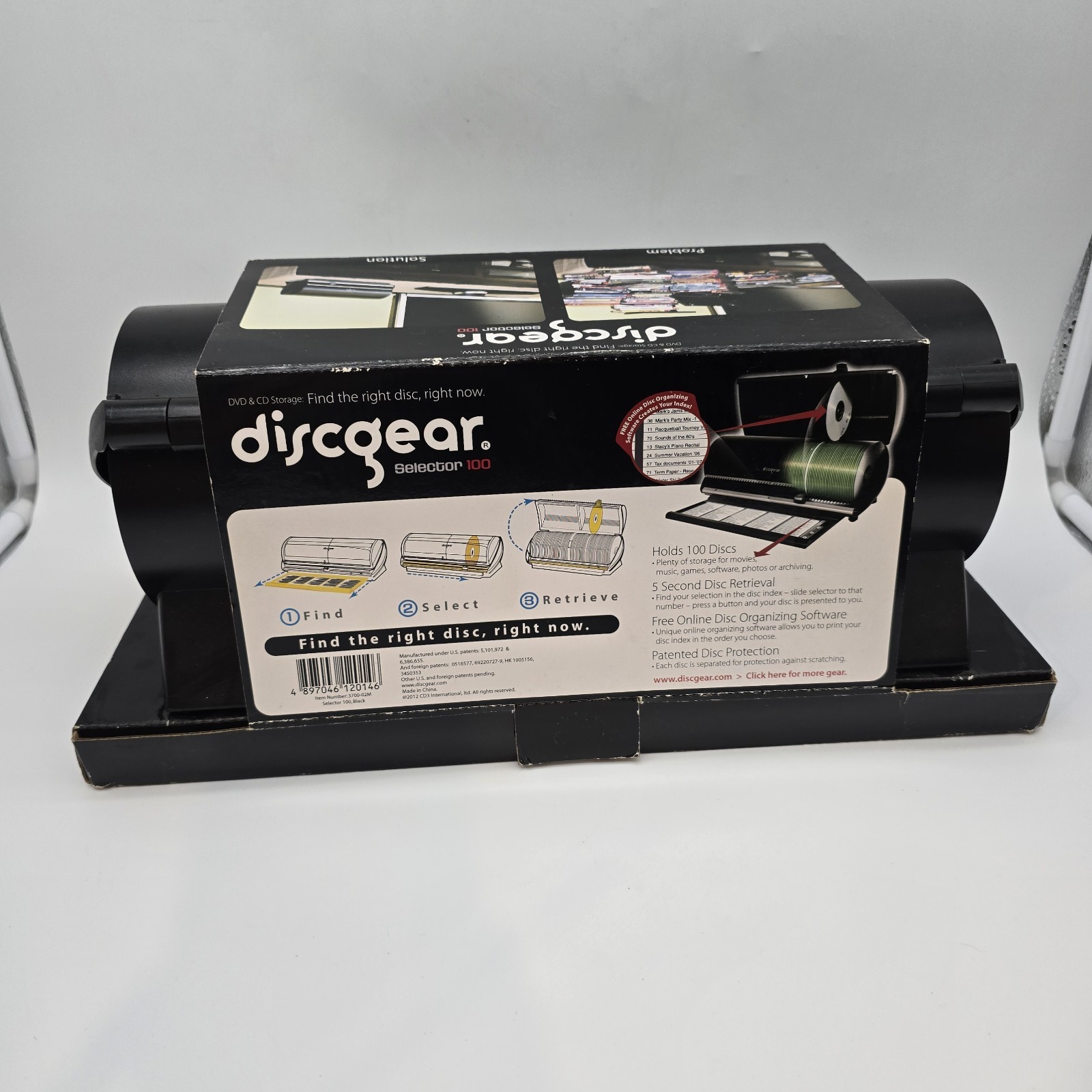 Discgear CD DVD Storage Organizer