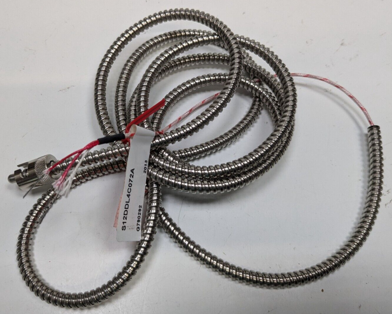 Watlow S12DDL4C072A RTD Temp Sensor 3-Wire  .188" Dia - 6' Lead Wire