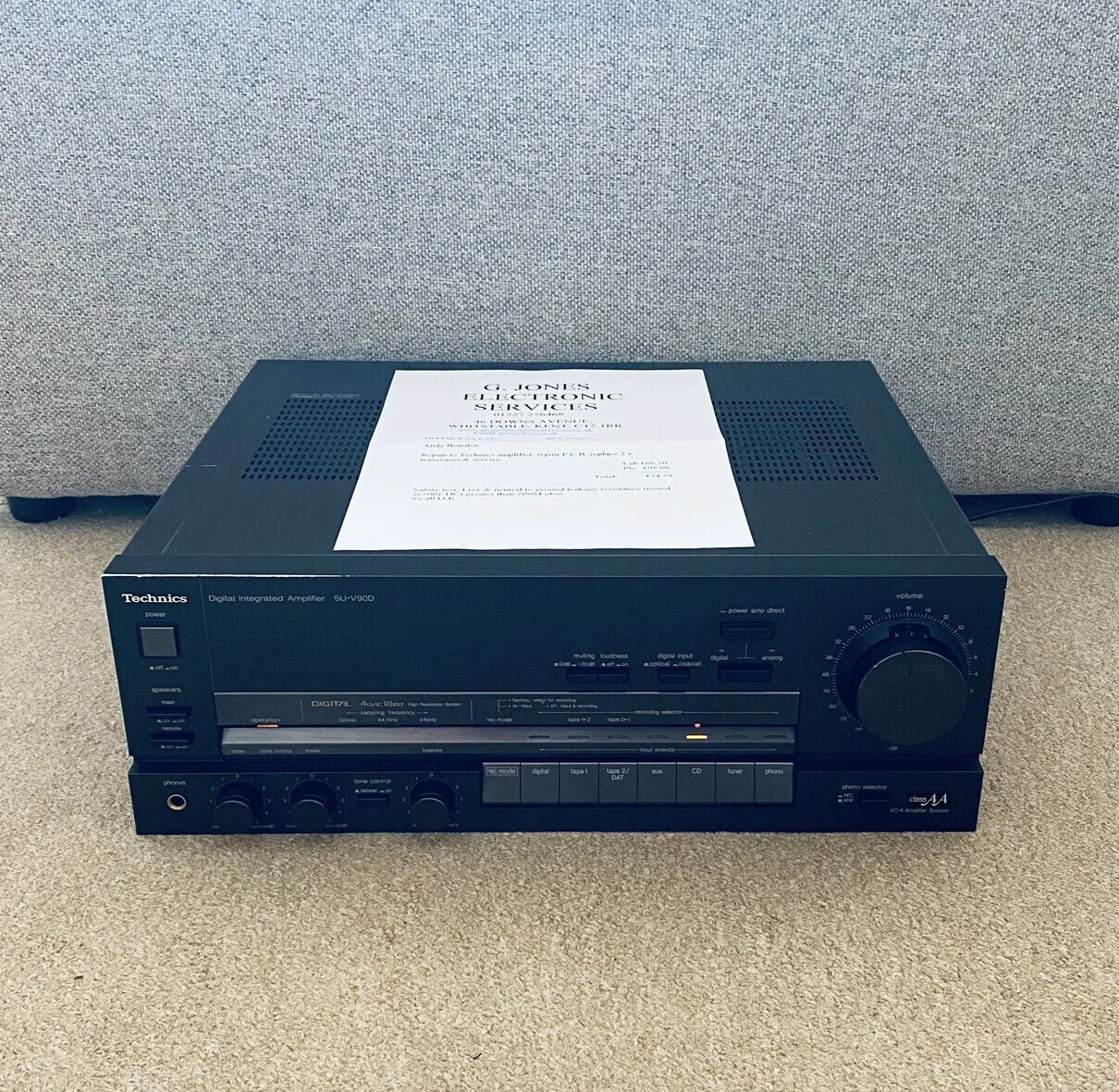 TECHNICS SU-V90D Digital Integrated Amplifier Built In D/A Convert
