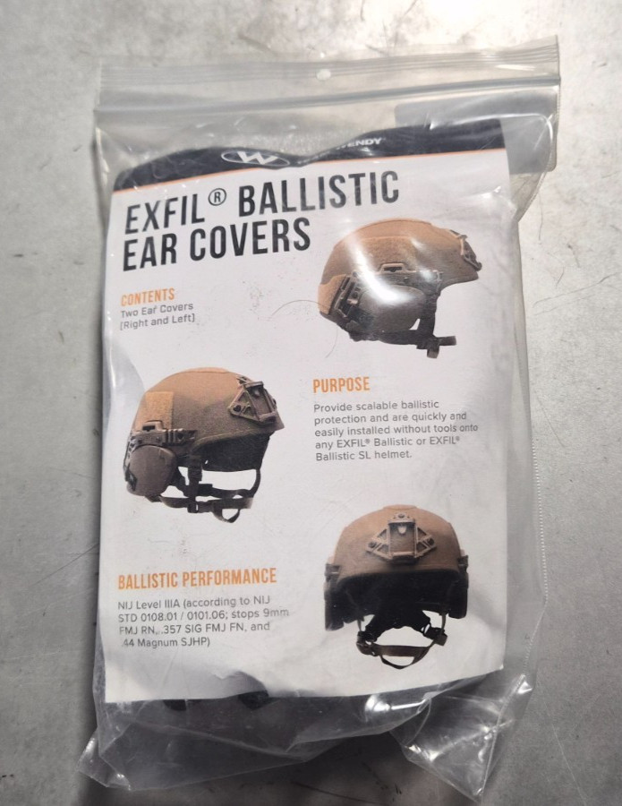 EXFIL Ballistic Ear Covers - Coyote Brown