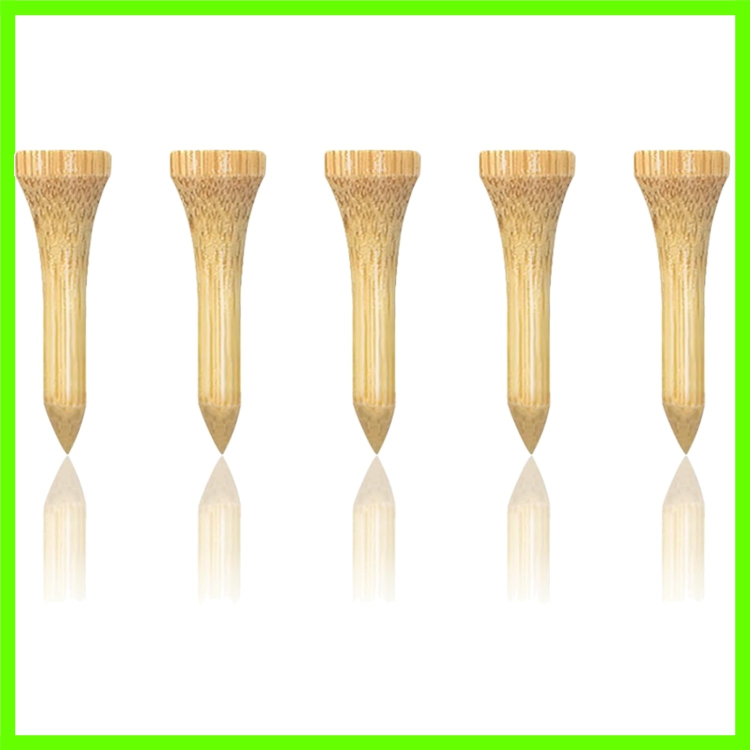 Wooden Golf Tees 1-1/2 inch 100 Count, 1.5" Short Golf Wood Bamboo Tee...
