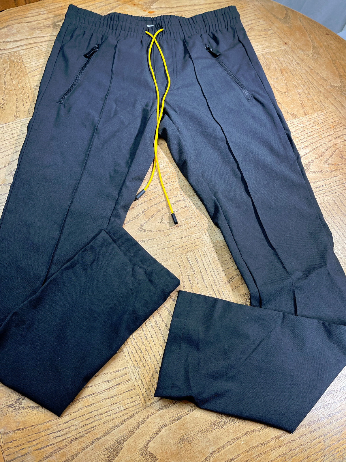Christos Joggers Men's Medium Athletic Black Stretch Pants NWOT 29 x 30