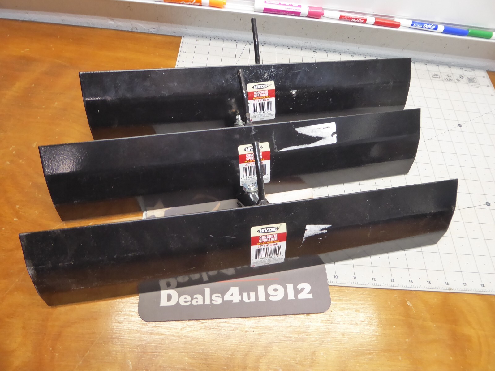 Hyde Steel Concrete Spreader Rake 20" X 4" BLADE 079423187209 Brand New!