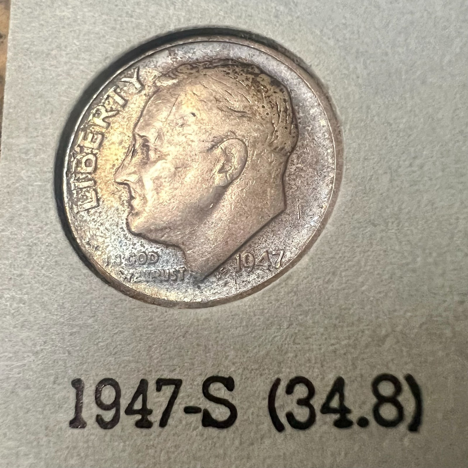 Roosevelt Dimes Set 1946-2004: 48 Silver Coins Total plus 79 Clads, Some Toned