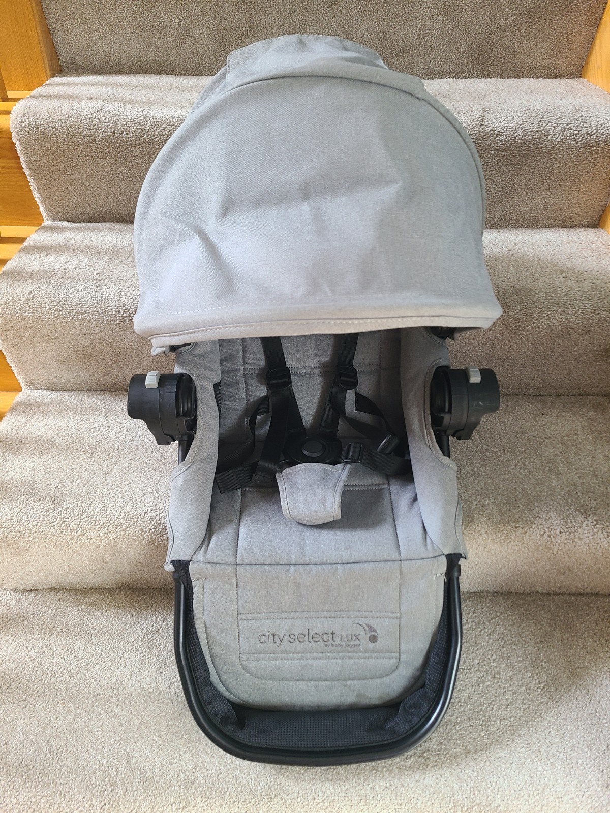 Baby Jogger City Select Lux light GREY SLATE Second SEAT, VERY good CONDITION!