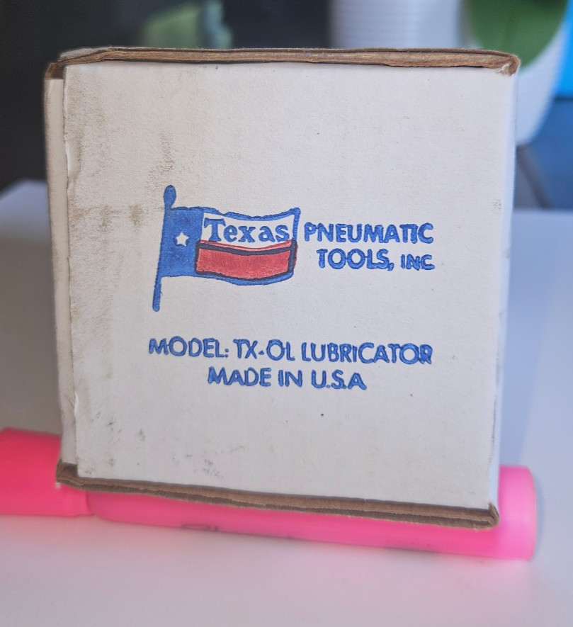 TEXAS PNEUMATIC IN-LINE LUBRICATOR Model TX-OL 1/2" - Each