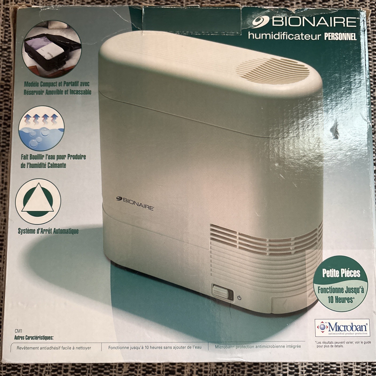 Bionaire Clear Mist Humidifier (CM-1) – Warm Mist New In Open Box