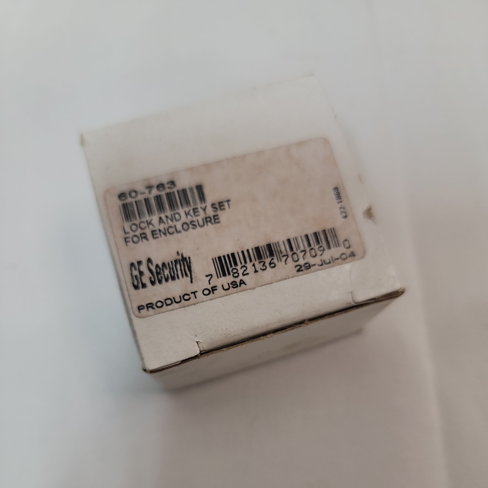 ITI GE 60-763 Lock and Key Set for Enclosure. New