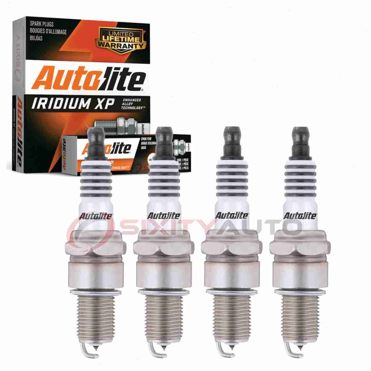 4 pc Autolite Iridium XP Spark Plugs for 1993 Dodge Daytona 2.2L L4 Ignition xb