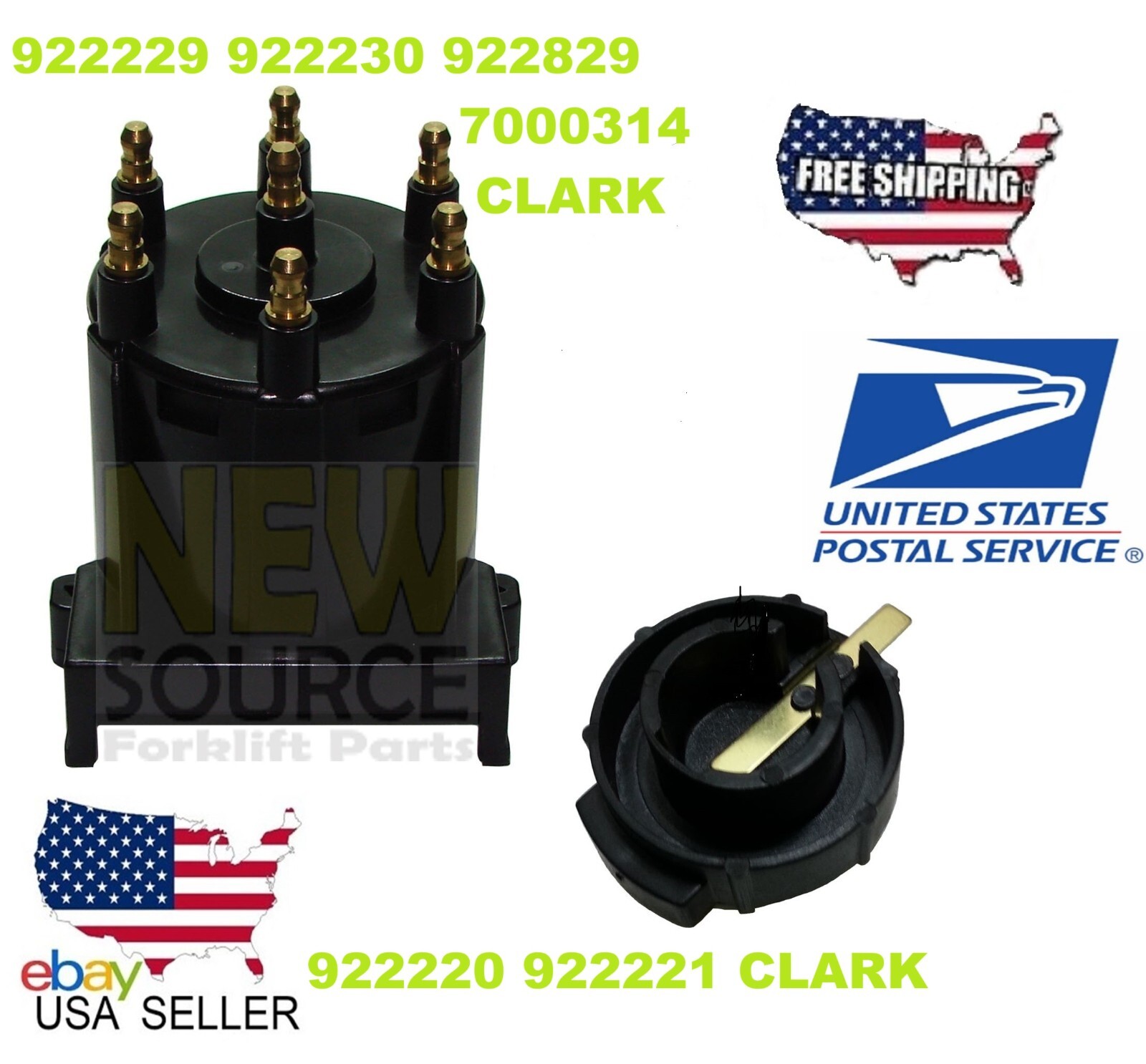 922229 922829 922230  CLARK CGP40 FORKLIFT TALL CAP + 922220 ROTOR  TP008