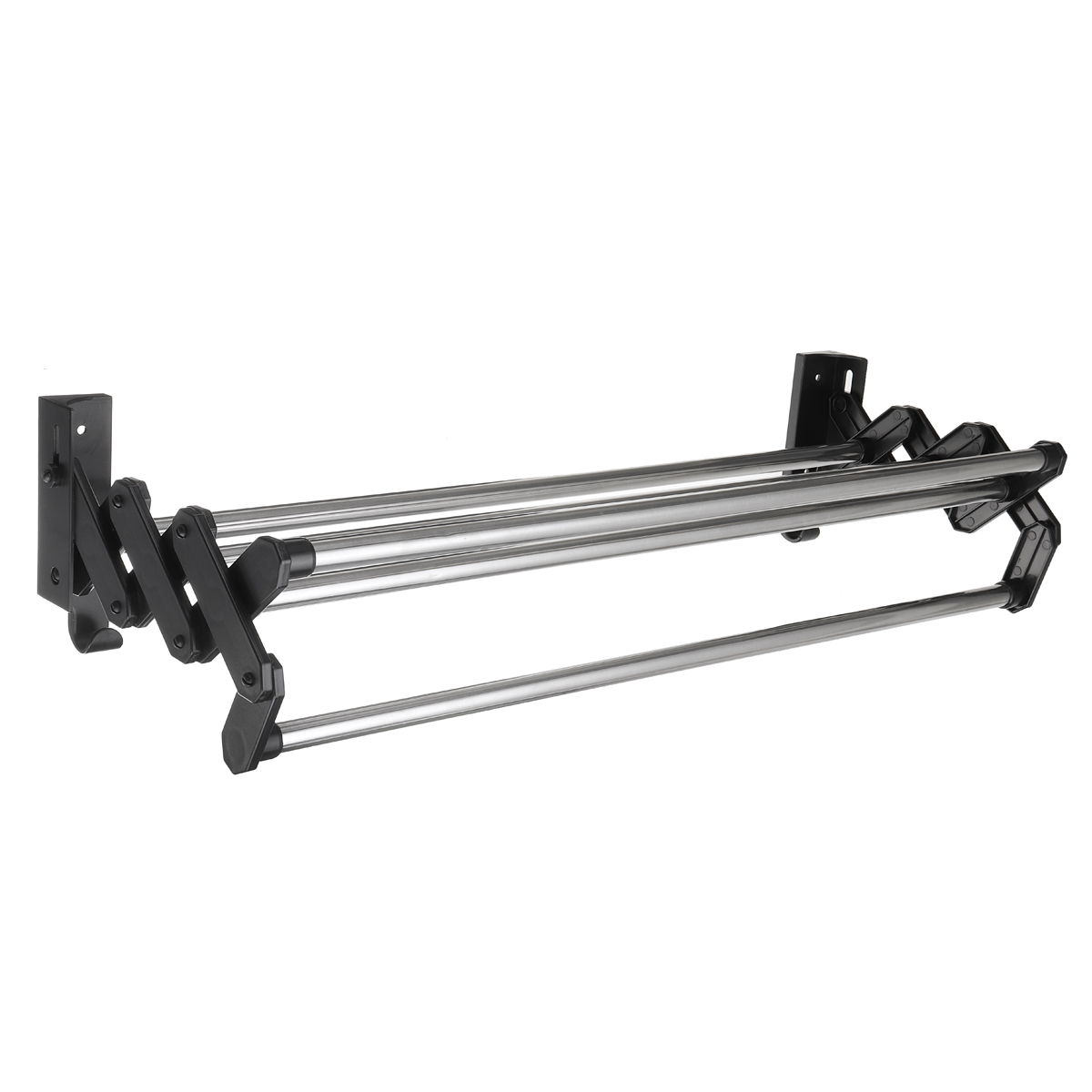 Stainless Steel Wall Mounted Expandable Clothes Drying Rack Towel Rack