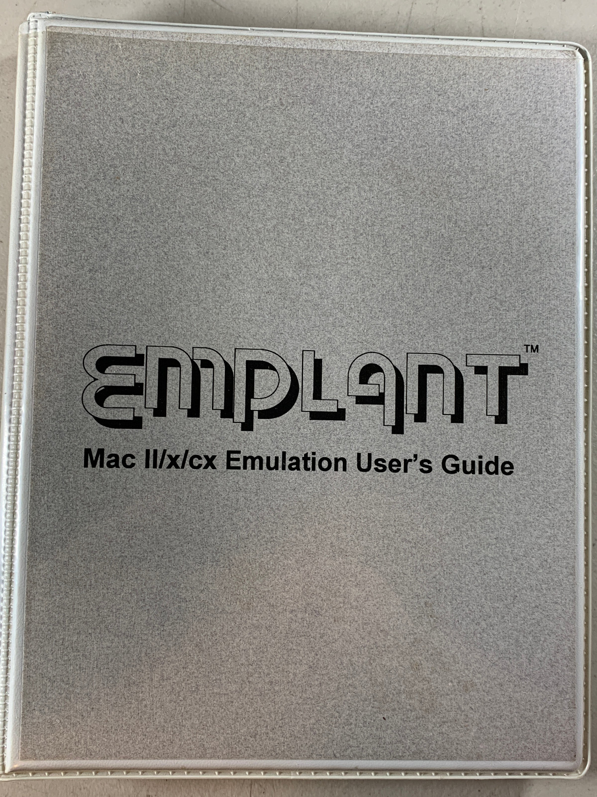 1993 Emplant Apple Mac II IIx IIcx Emulation Users Guide No Disk Amiga