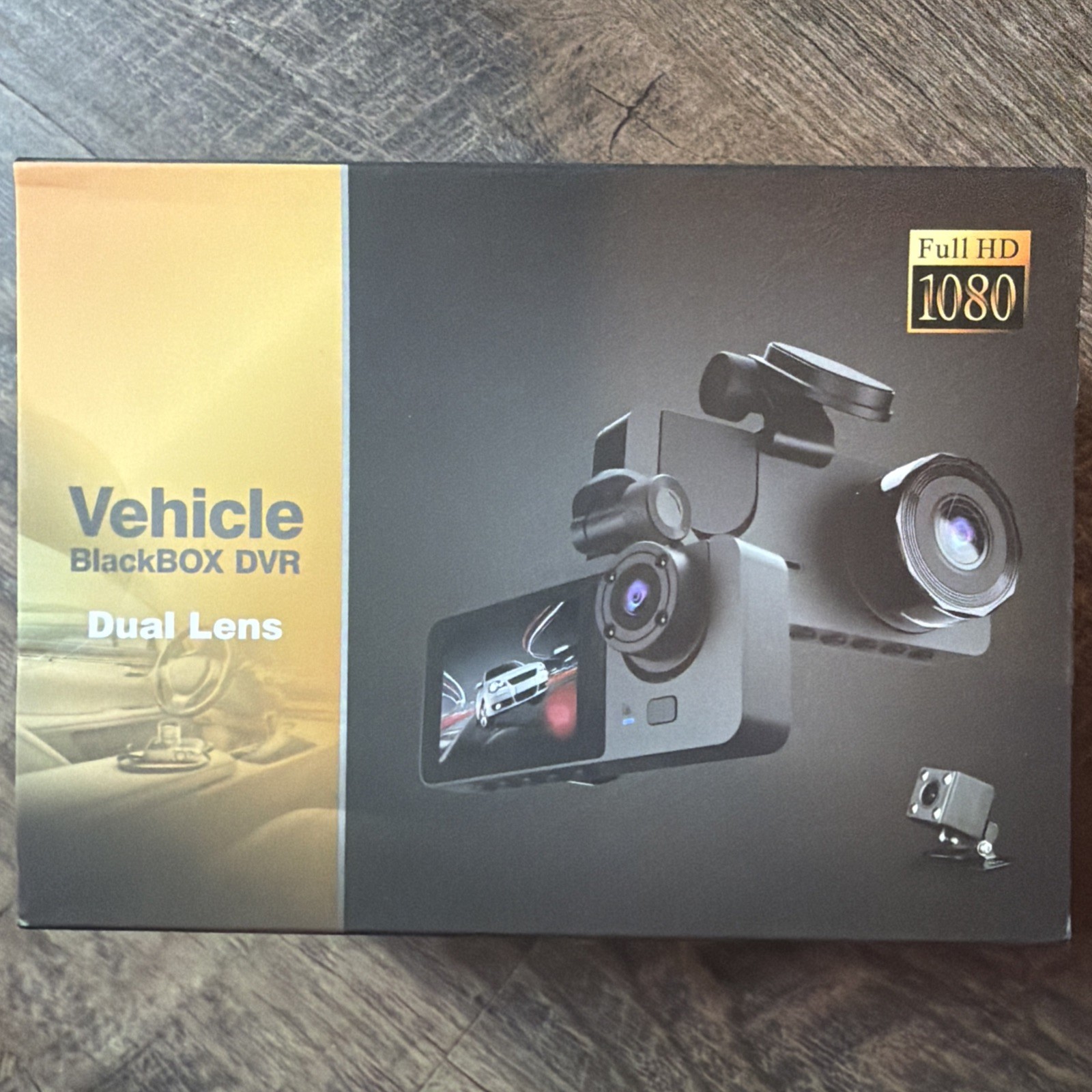 Vehicle Blackbox duel lens dash camera 1080p  ** NEW SEALED**
