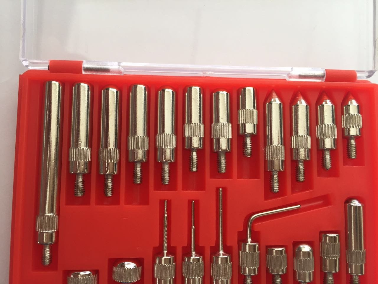 22 Piece Dial & Electronic Indicator Point Set-Inch Thread 4-48