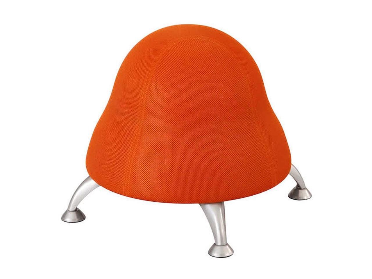 Safco 4755OR Runtz Ball Chair - Backless - Supports Up to 250 lb - Orange Fabric