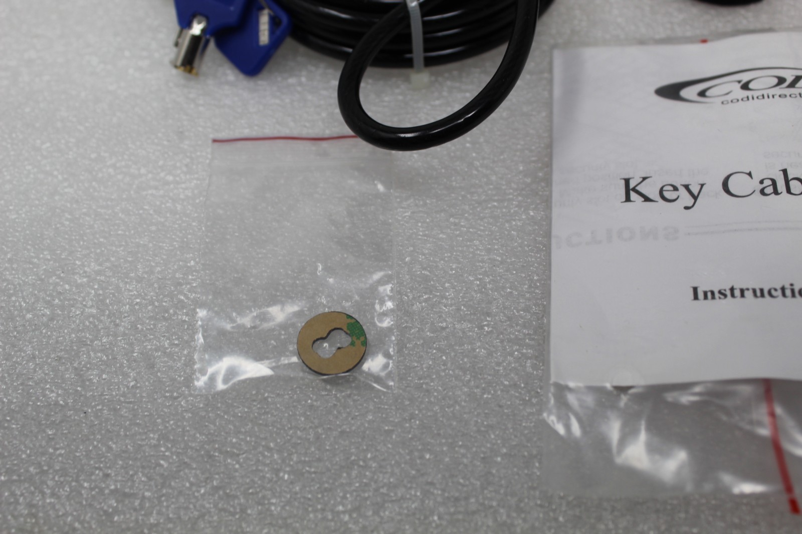NEW CODI Security Laptop Key Cable Lock A02001 New!