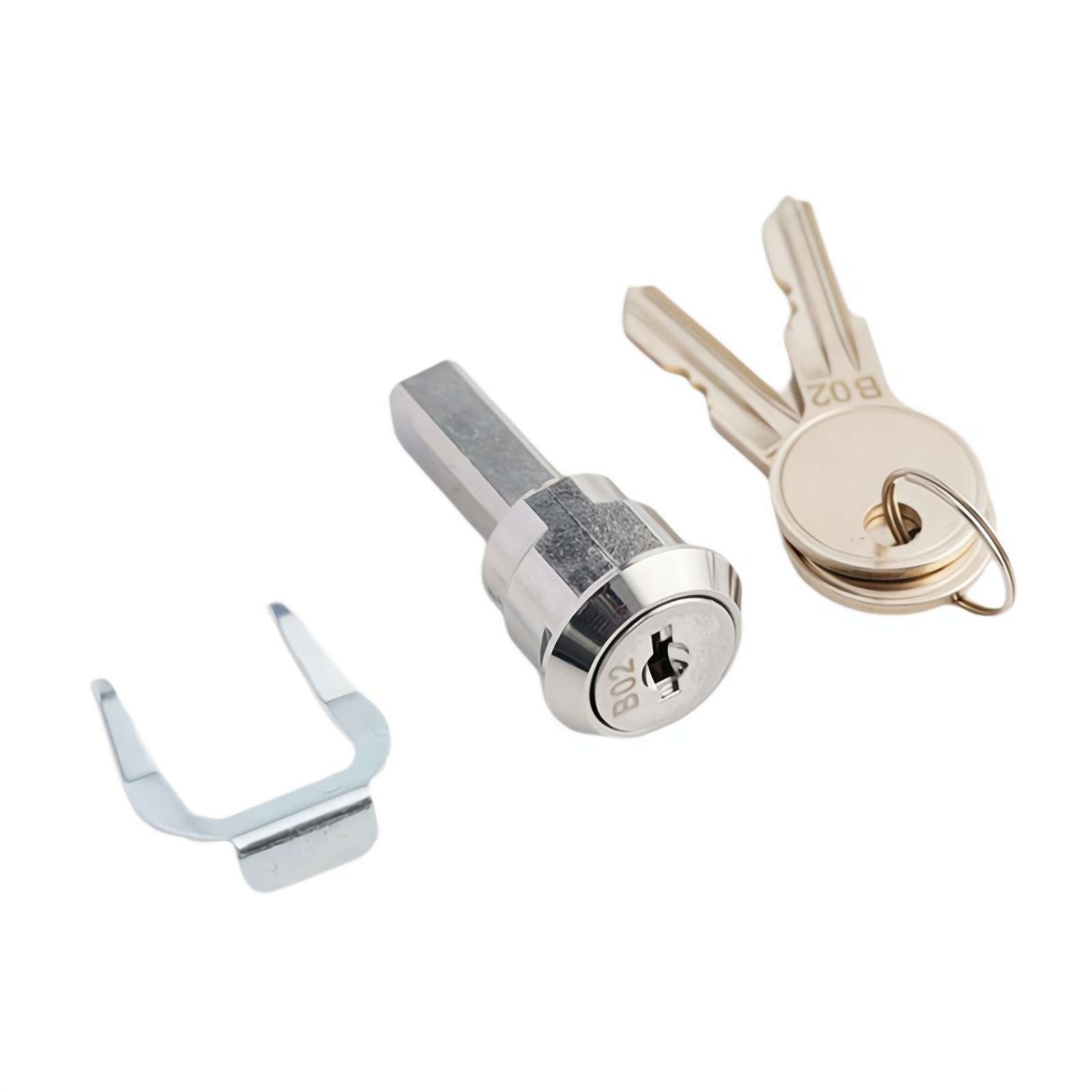 A Set Silver Universal Toolbox Lock For Cabinet Drawer, Portable New Durable