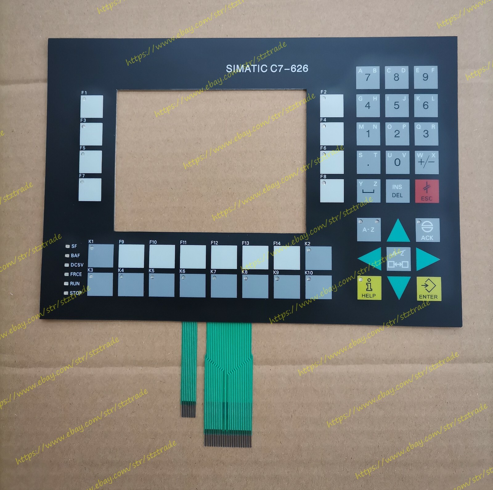 New Keypad membrane for Siemens 6ES7 626-2DG03-0AE3, C7-626 6ES7626-2DG03-0AE3