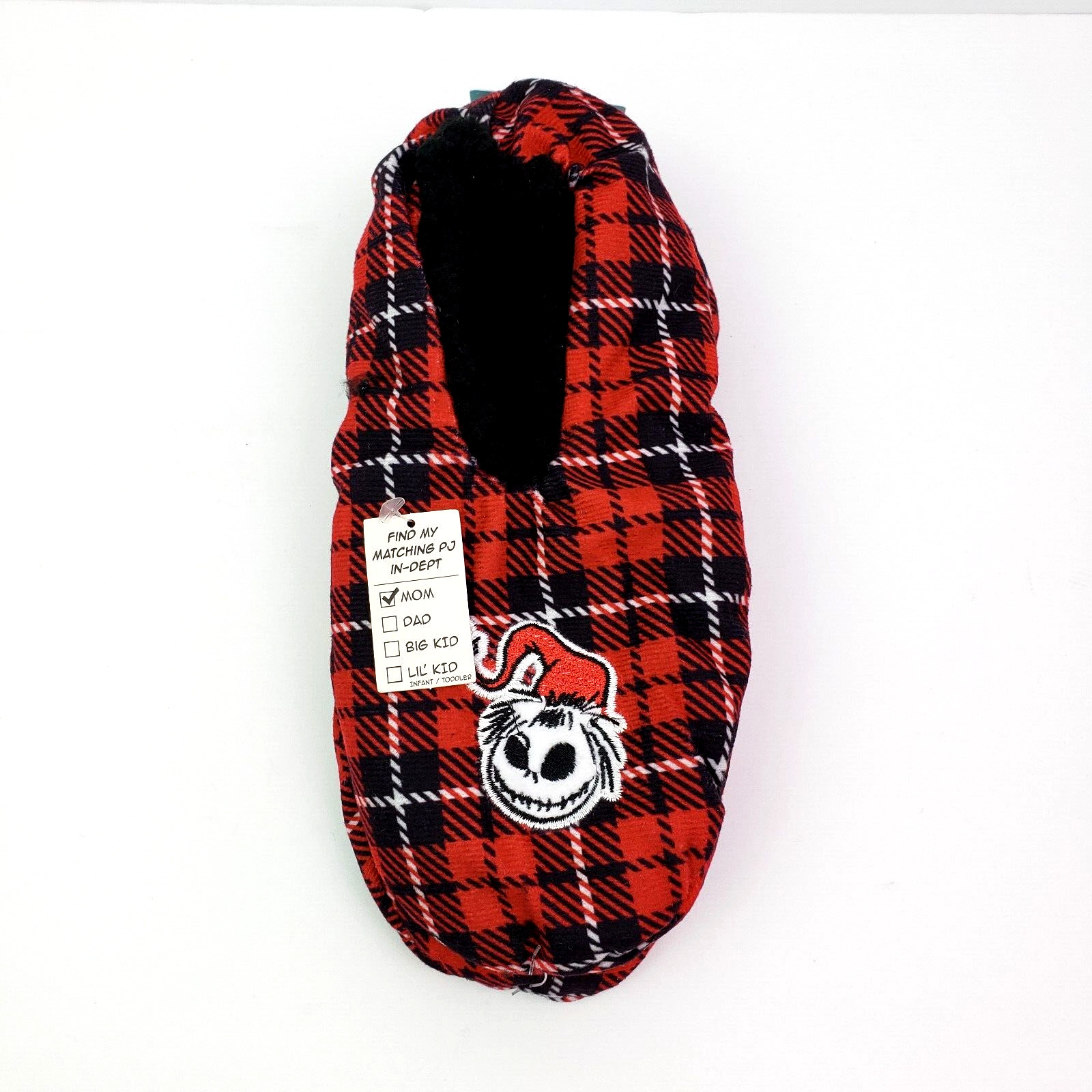Snuggle Toes Disney The Nightmare Before Christmas Womens Sz 4-10 Sock Slippers