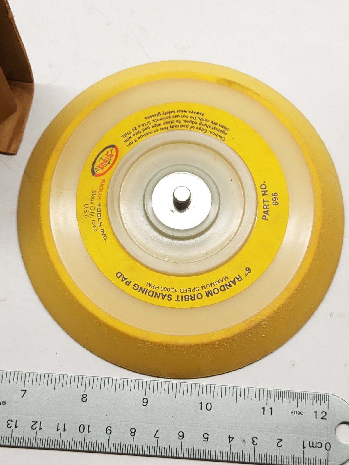 SIOUX TOOL 6" DISC HOLDER 696 (NIB)