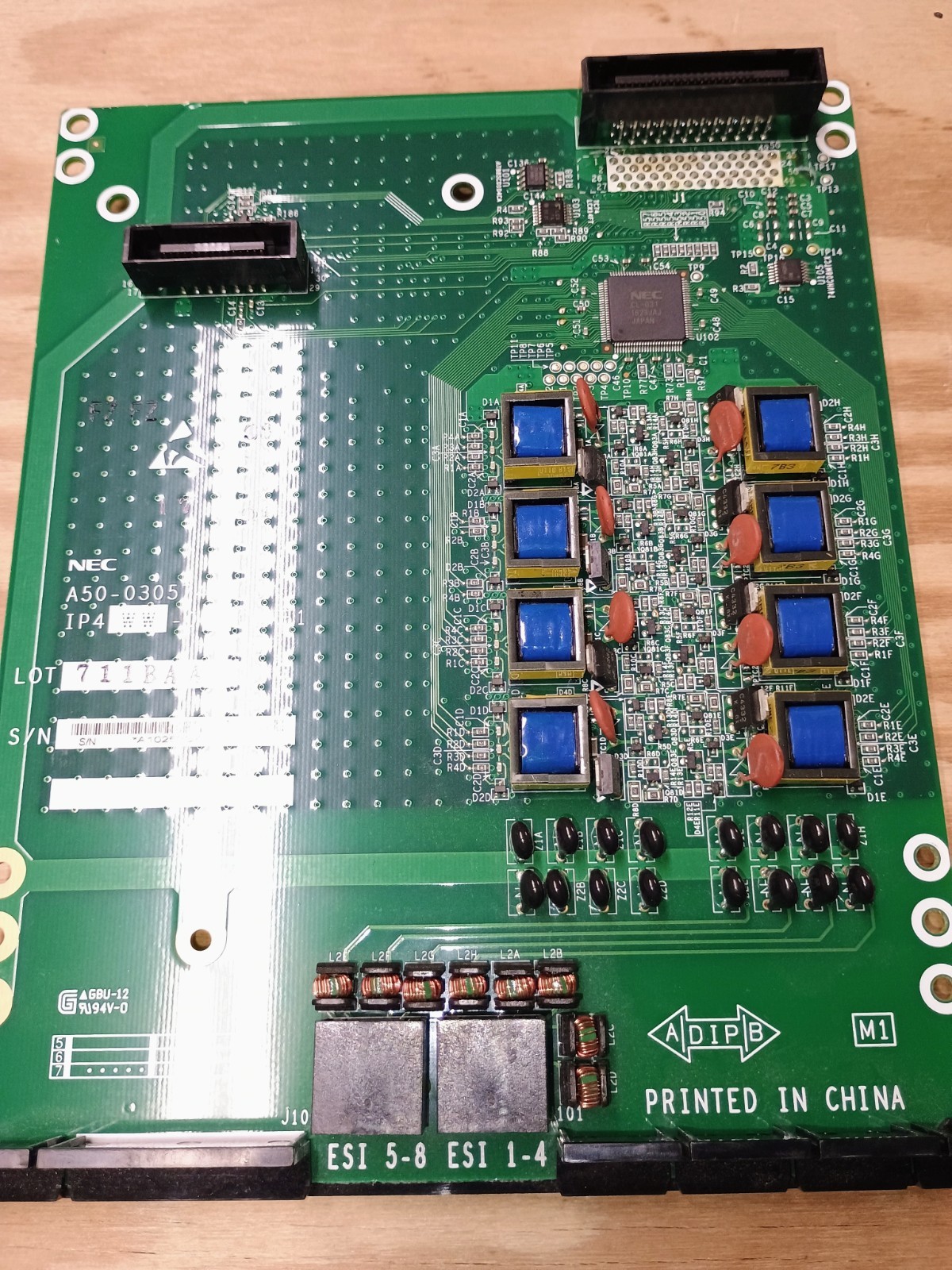 NEC 8 port Station Card a50-030574 untested as-is