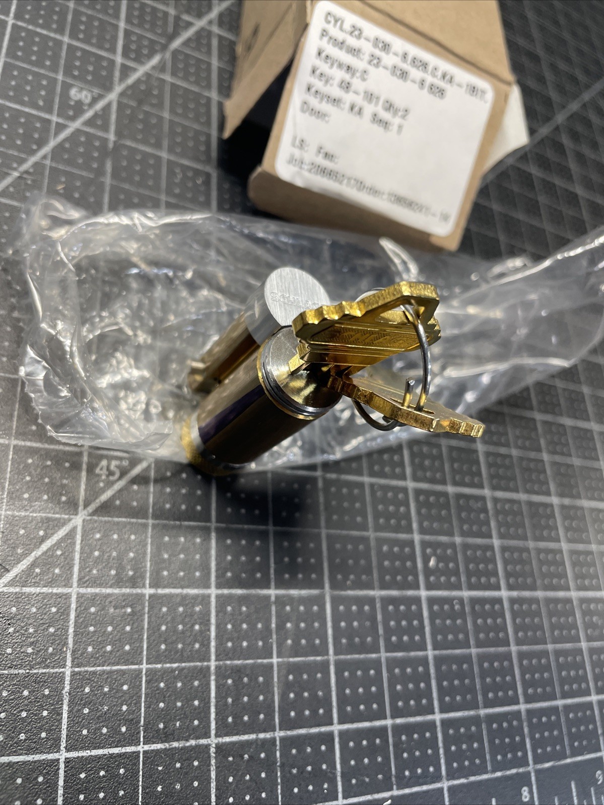 Schlage Full Size Interchangeable Core Cylinder Item # 23-030C 626