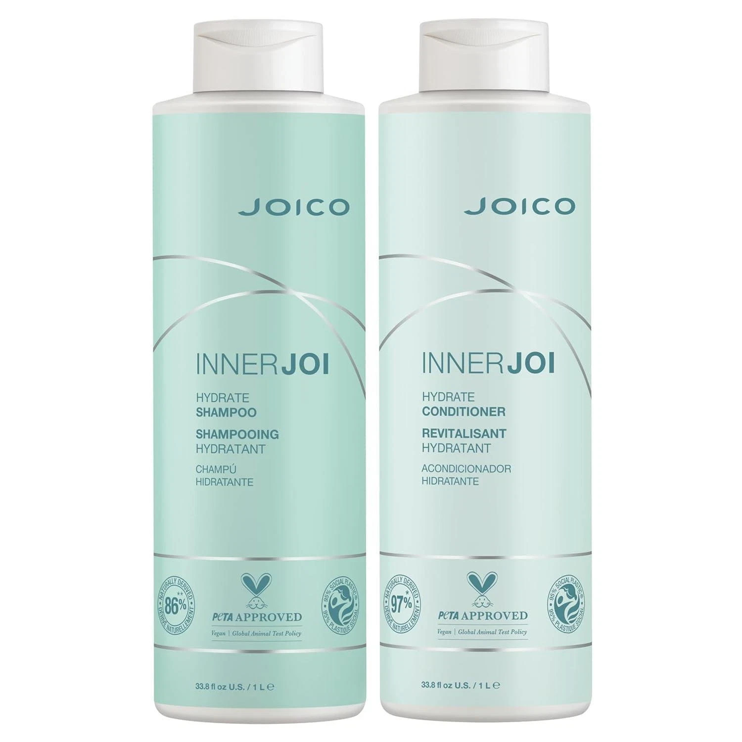 Joico innerJoi hydrate shampoo and conditioner 33.8oz