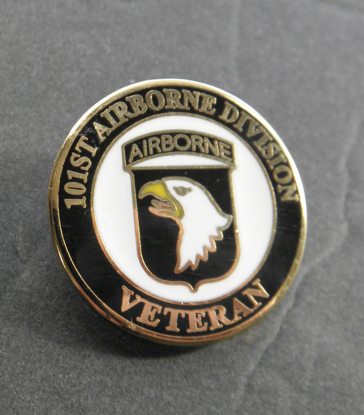 ARMY 101ST AIRBORNE DIVISION VETERAN VIETNAM LAPEL PIN 1 INCH