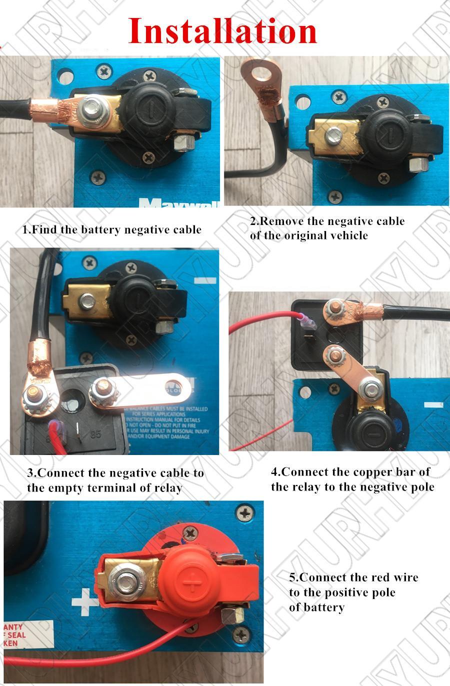Wireless Remote Control Car Battery Disconnect Cut Off Isolator Master Switche