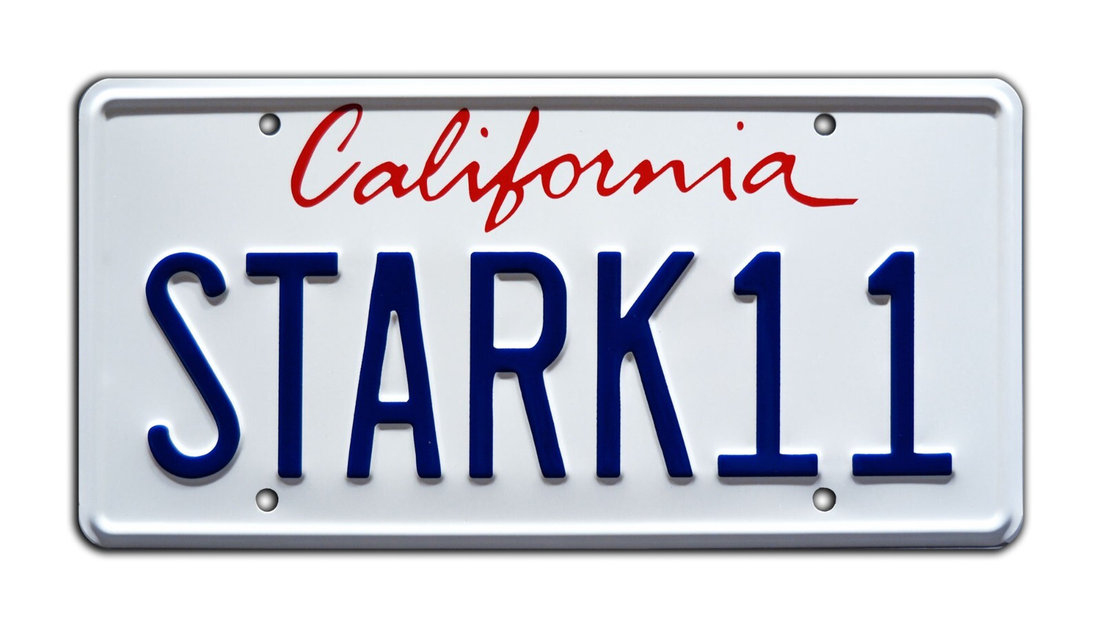 Iron Man 2 | Tony Stark's 2010 Audi R8 | STARK 11 | STAMPED Prop License Plate
