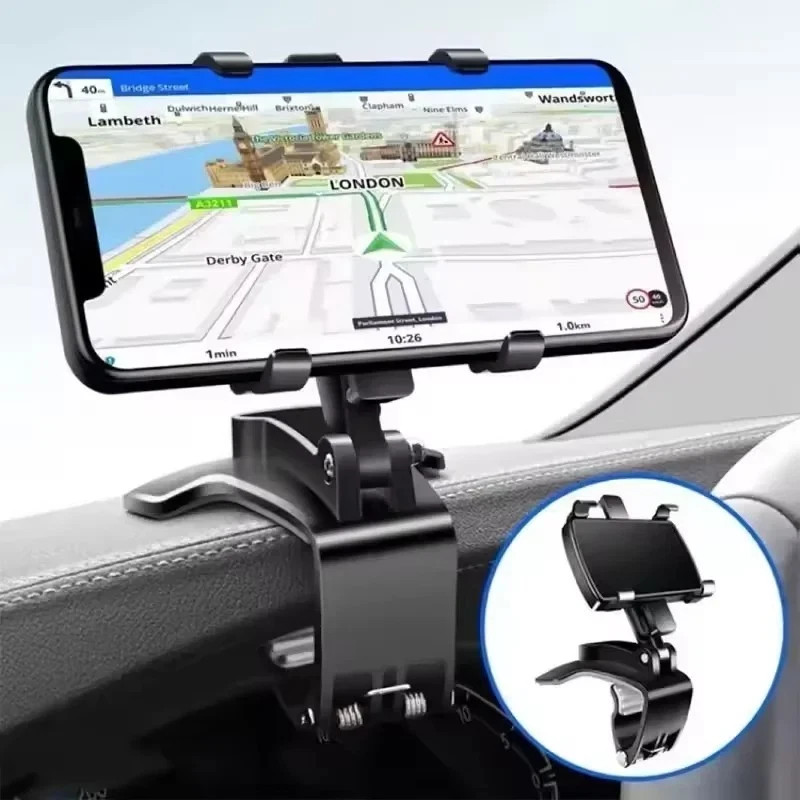 360° Car Phone Mount Holder Clip Universal For Cell Phone iPhone 17 16 Pro Max