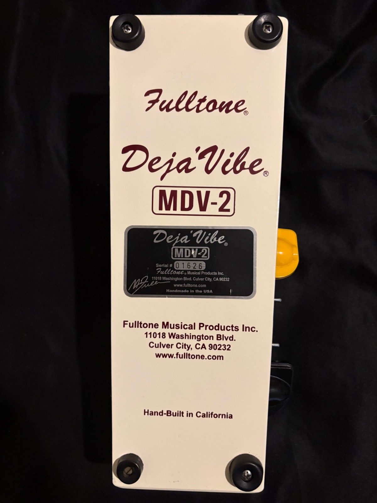 Fulltone MDV-2 Univibe Chorus pedal Hendrix