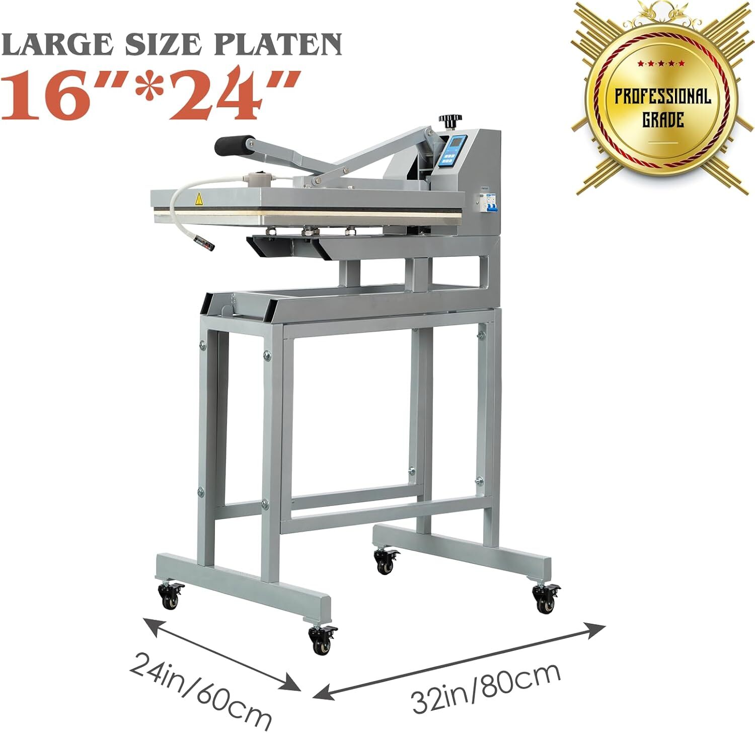Heat Press Machine 16 x 24 Sublimation Printer Transfer w/ Infrared Positioning