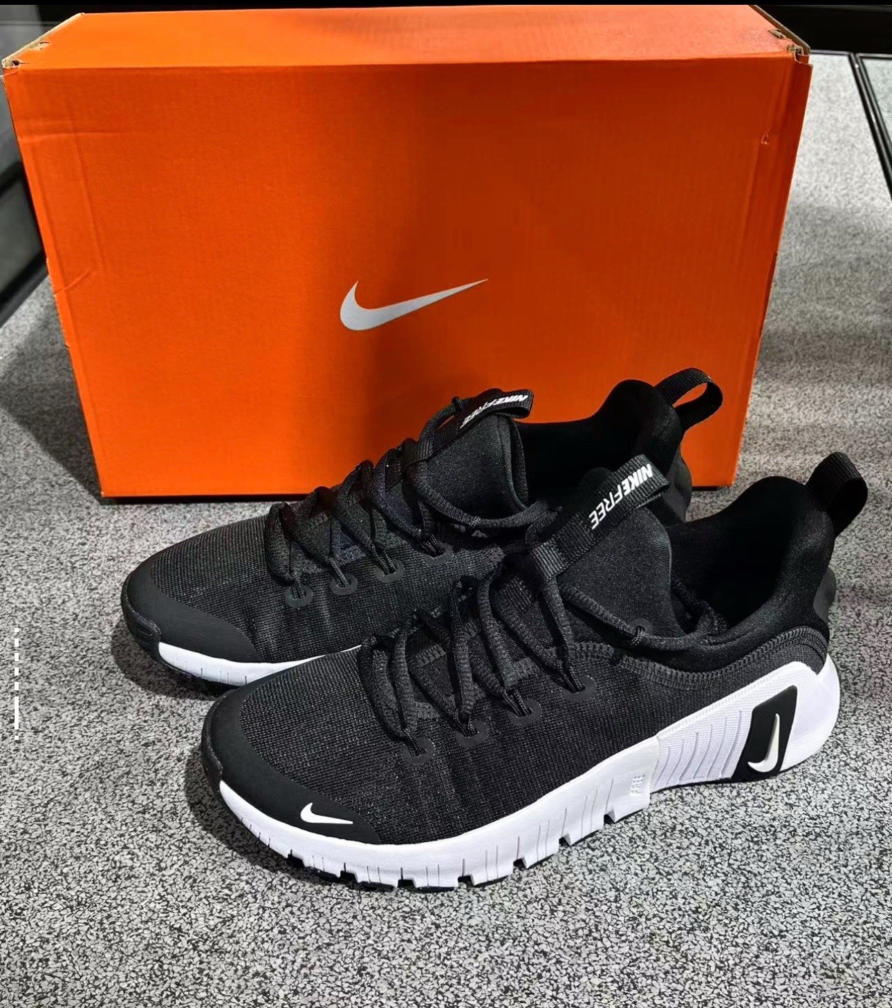 Nike Free Metcon 6 Black White Wmns FJ7126-001 Multiple Sizes