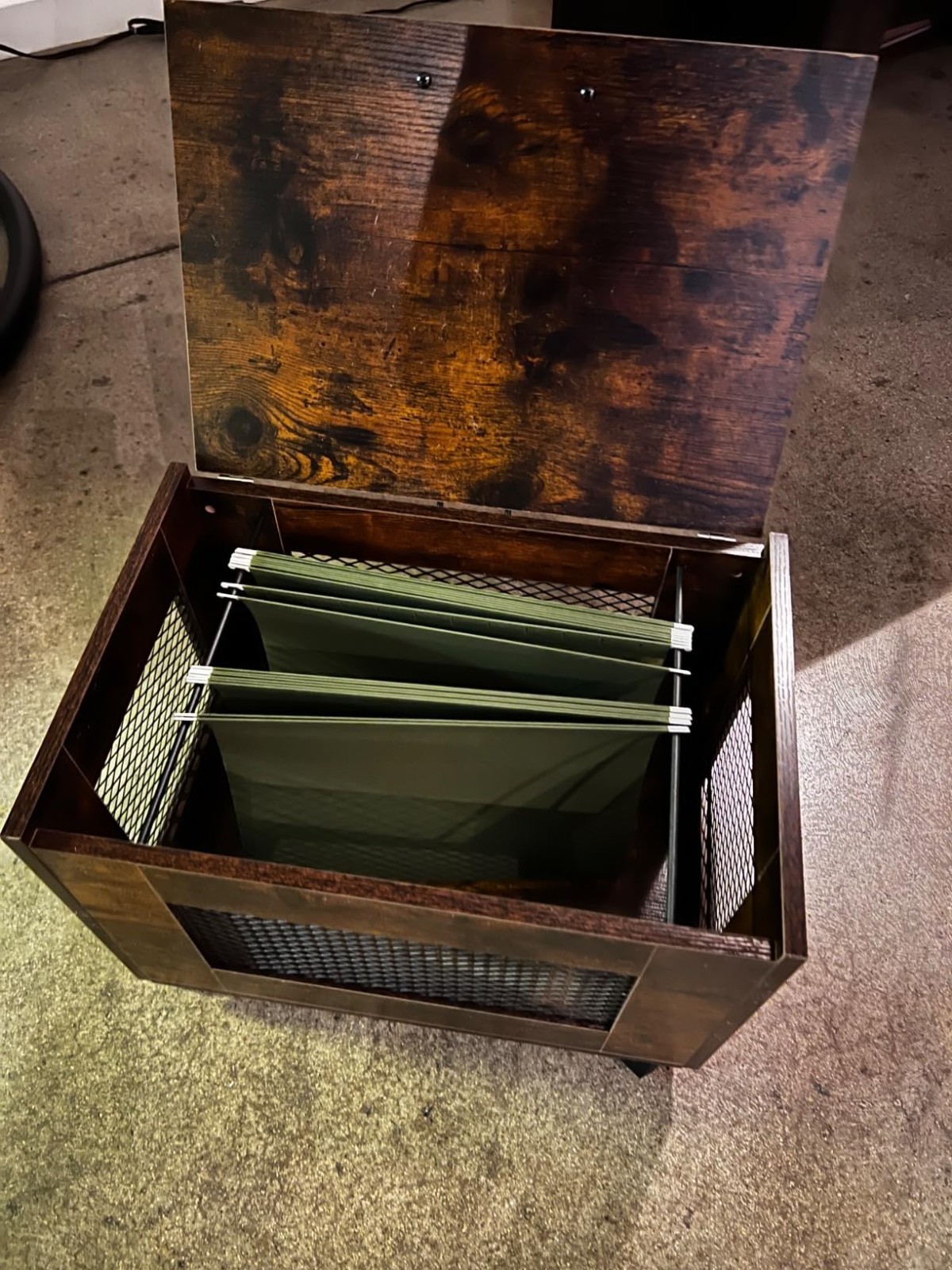 File Cabinet Cart Under Desk Rolling Filing Cabinet Home Office 17" x 11" x 11"