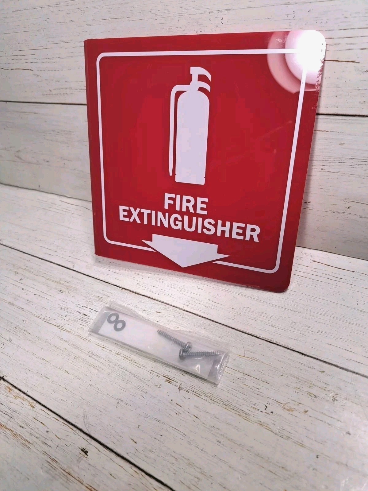 Fire Extinguisher with Down Arrow Saftey Sign Fire Extinguisher Location Sign