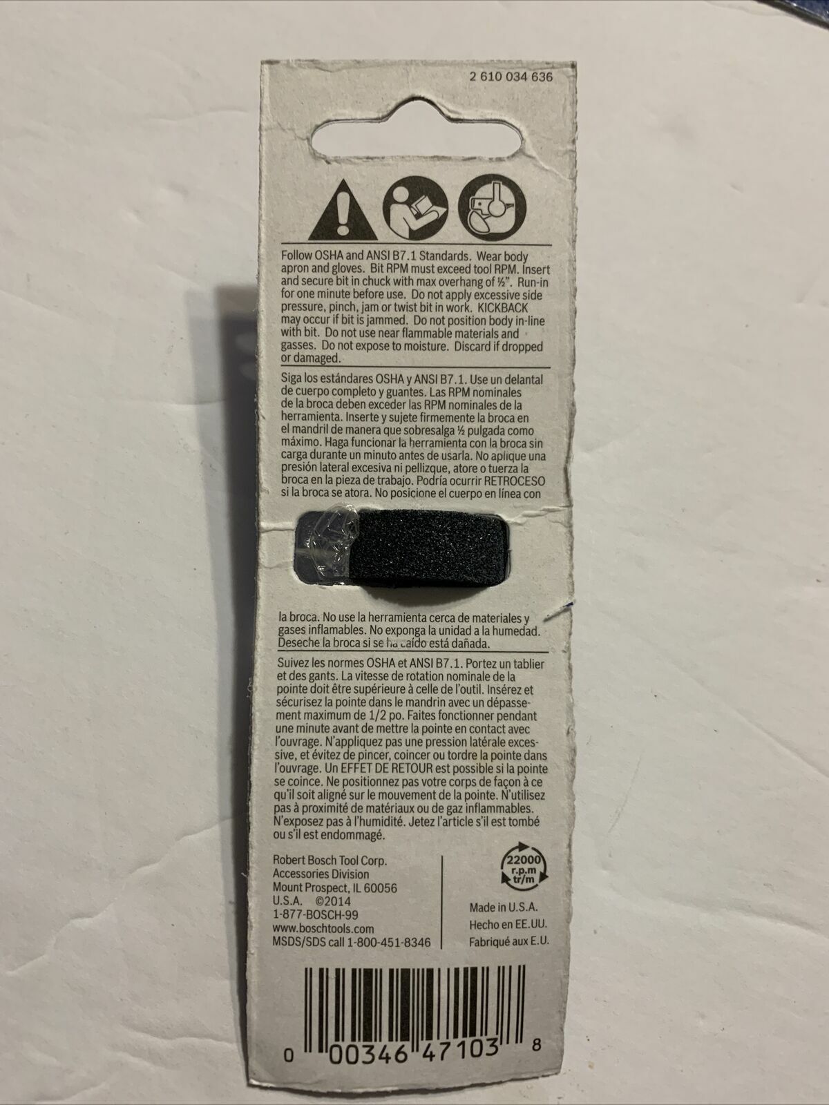 Bosch Grinding Points GP711 1” x 3/8” Fast Smooth Shape