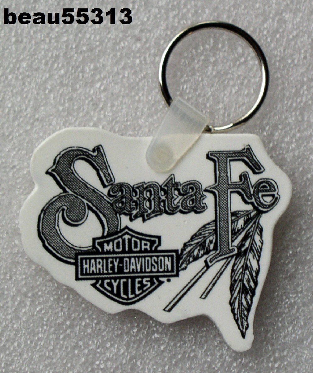 ⭐H-D OF SANTA FE NEW MEXICO HARLEY DAVIDSON DEALER KEY CHAIN FOB