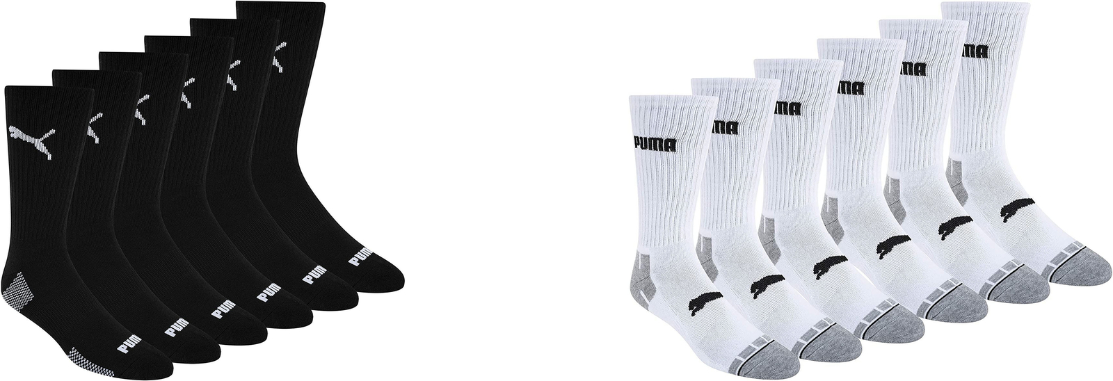 PUMA Men's Crew Socks (6 Pairs)
