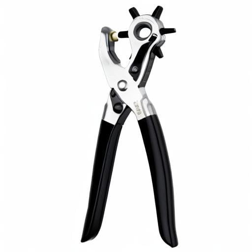 Durable Ergonomic Leather Hole Puncher: 6 Sizes for Ultimate Crafting Precision