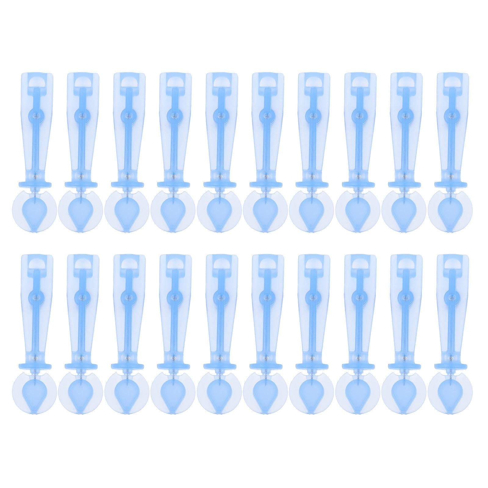 Lancets for Blood Testing, 200pcs Safety 30G Lancet 6X0.8CM, Sky-blue