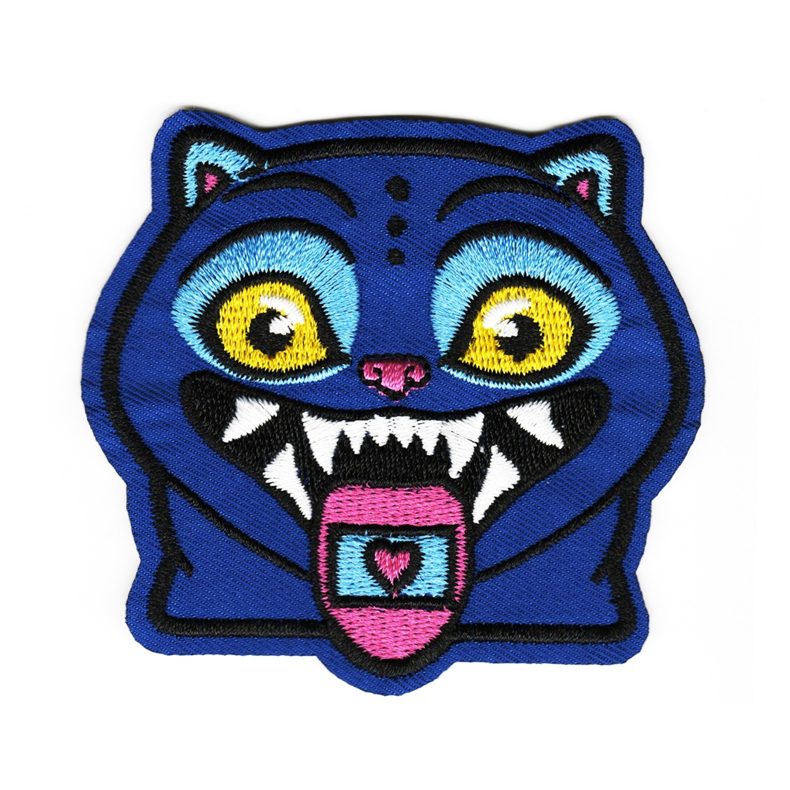 Kpop Demon Hunters Derpy Tiger Embroidered Iron On Patch
